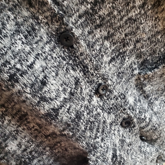 *Gray J. Crew button cardigan sweater sz - Picture 3 of 6
